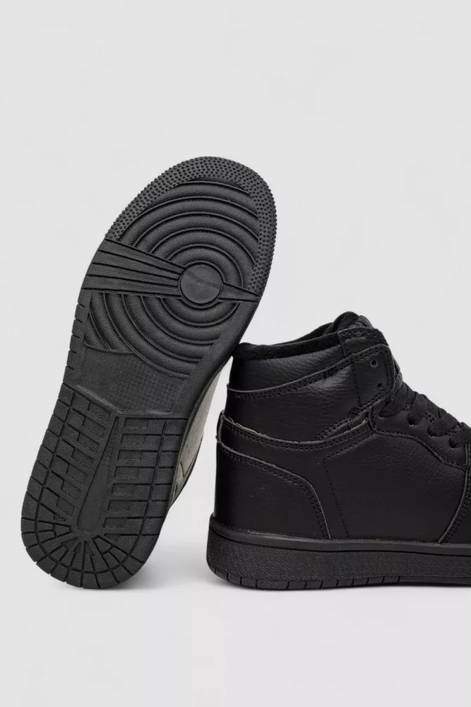 Купити Кросівки жіночі зимові на хутрі, колір чорний, 248RHB470 - Фото №5