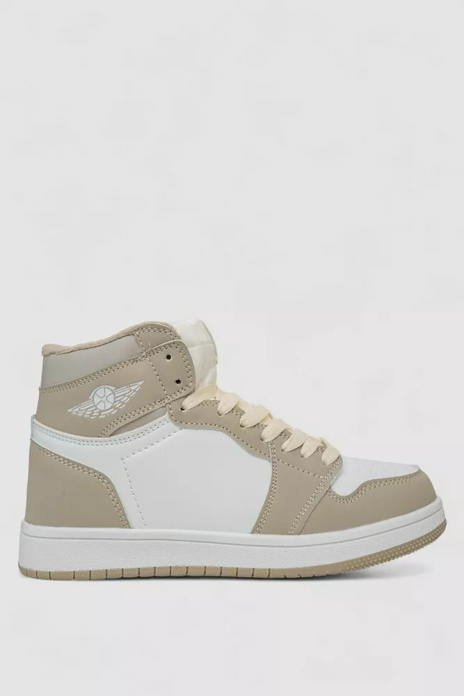 Купить Кроссовки женские зимние на меху, цвет бело-серый, 248RHB470 - Фото №1