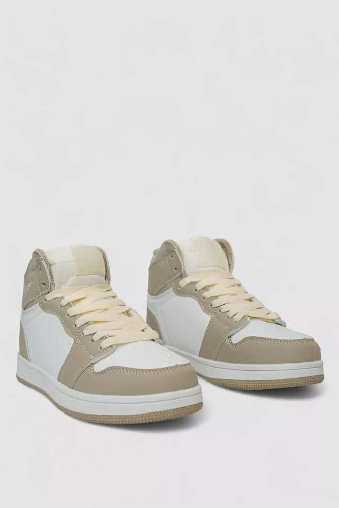 Купить Кроссовки женские зимние на меху, цвет бело-серый, 248RHB470 - Фото №3