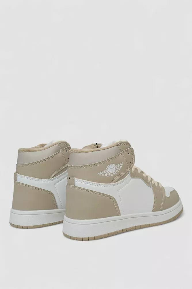 Купить Кроссовки женские зимние на меху, цвет бело-серый, 248RHB470 - Фото №4