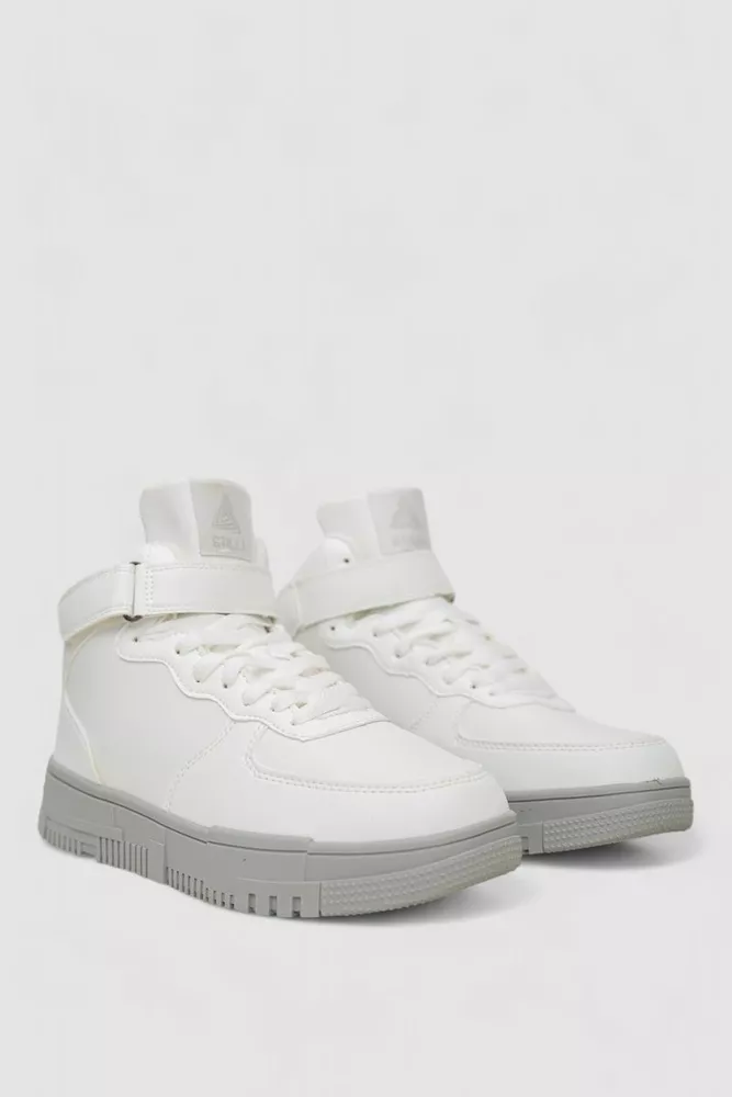 Купити Кросівки чоловічі зимові на хутрі  -уцінка, колір біло-сірий, 248RCX620-U-4 оптом - Фото №3