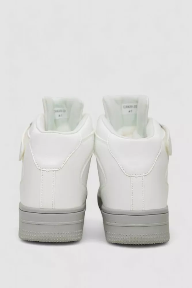 Купити Кросівки чоловічі зимові на хутрі  -уцінка, колір біло-сірий, 248RCX620-U-4 оптом - Фото №4