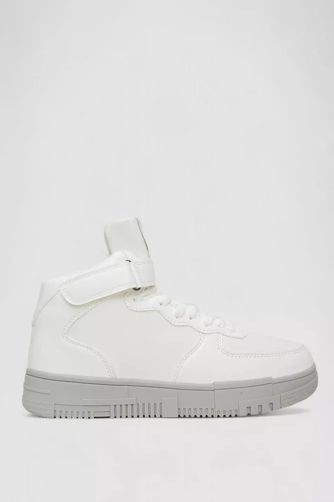 Купити Кросівки чоловічі зимові на хутрі  -уцінка, колір біло-сірий, 248RCX620-U-4 оптом - Фото №1