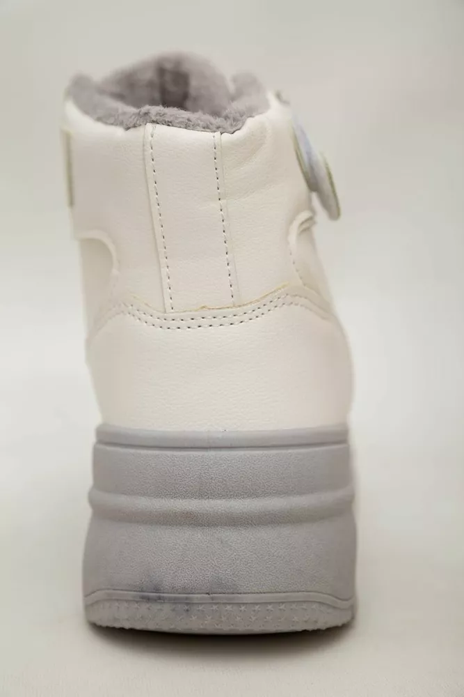 Купити Кросівки жіночі зимові на хутрі  -уцінка, колір біло-сірий, 248RAM04-U-2 оптом - Фото №8
