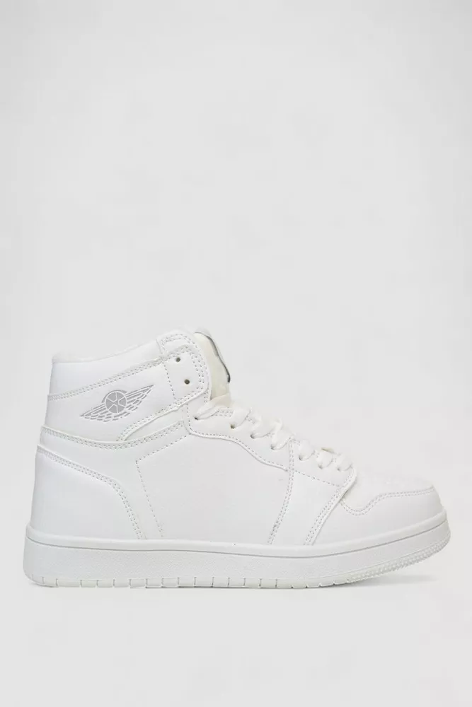 Купить Кроссовки женские зимние на меху, цвет белый, 248RHB470 - Фото №1