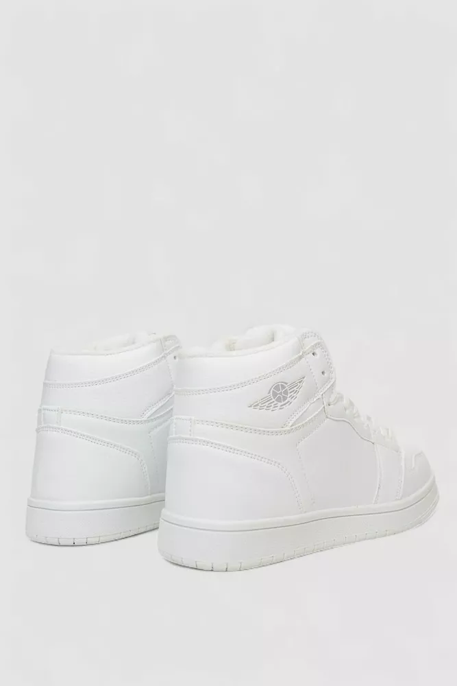 Купить Кроссовки женские зимние на меху, цвет белый, 248RHB470 - Фото №4