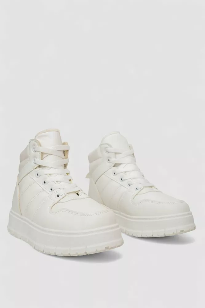 Купити Кросівки жіночі зимові  -уцінка, колір білий, 248RBL2-U-4 - Фото №3