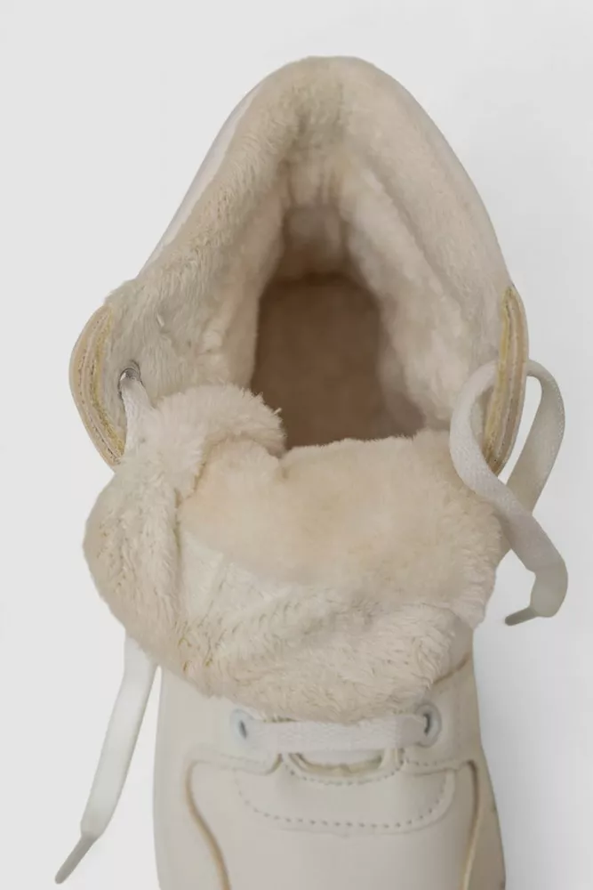 Купити Кросівки жіночі зимові  -уцінка, колір білий, 248RBL2-U-4 - Фото №6