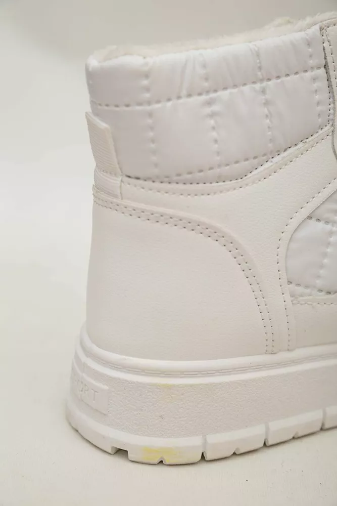 Купить Кроссовки женские зимние на меху  -уценка, цвет белый, 248RBL3-U-2 - Фото №7