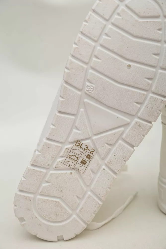 Купити Кросівки жіночі зимові на хутрі  -уцінка, колір білий, 248RBL3-U-3 - Фото №9