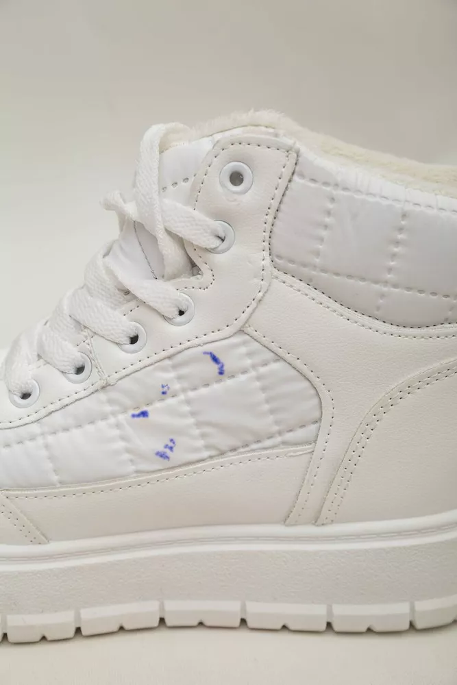 Купити Кросівки жіночі зимові на хутрі  -уцінка, колір білий, 248RBL3-U-5 - Фото №7