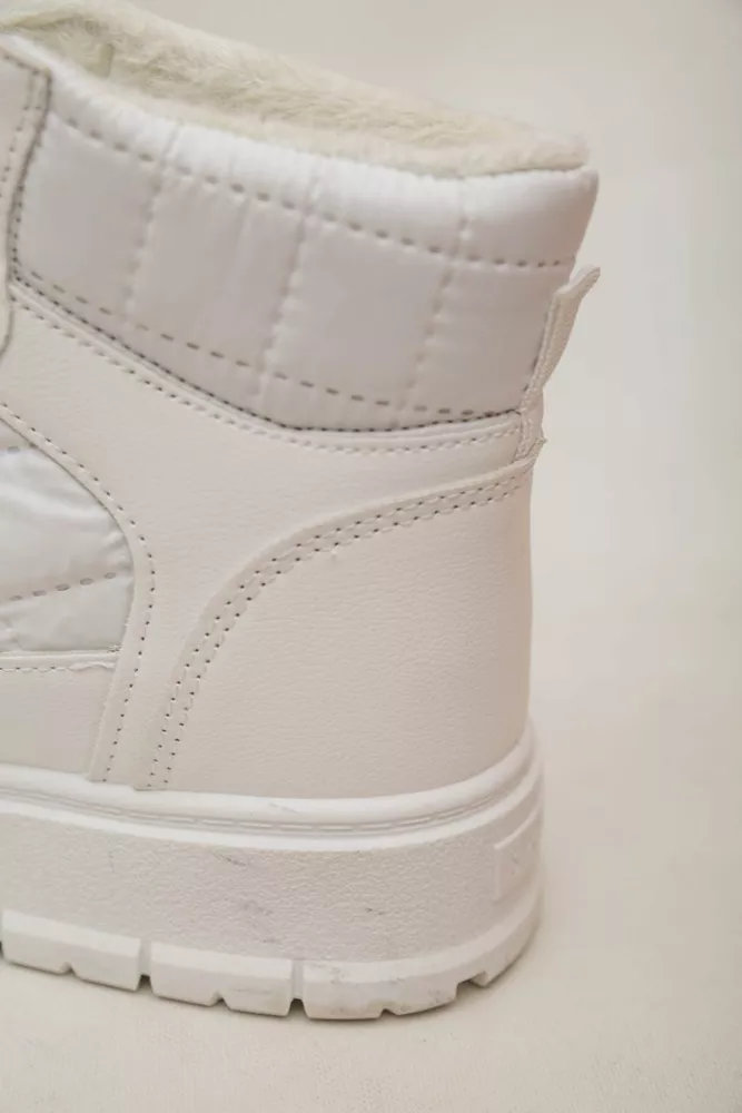 Купити Кросівки жіночі зимові на хутрі  -уцінка, колір білий, 248RBL3-U-6 - Фото №7