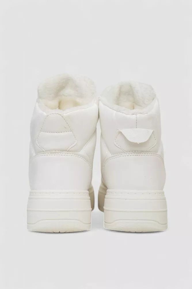 Купити Черевики жіночі зимові на хутрі  -уцінка, колір білий, 248RTM170-U-1 - Фото №4