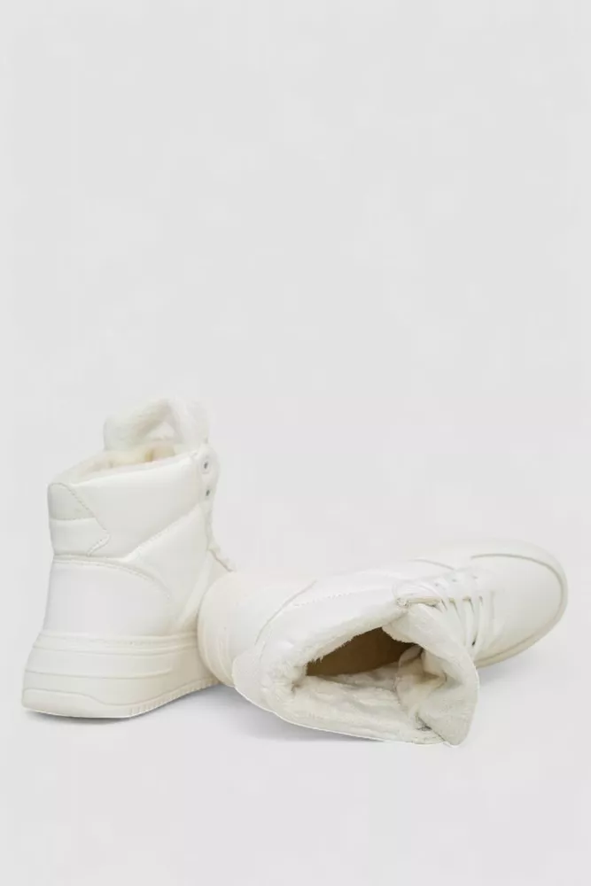 Купити Черевики жіночі зимові на хутрі  -уцінка, колір білий, 248RTM170-U-1 - Фото №5