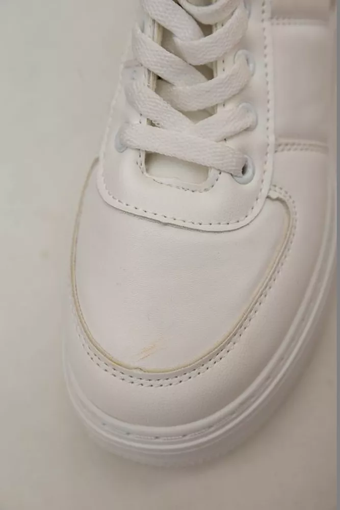 Купити Кросівки жіночі зимові на хутрі  -уцінка, колір білий, 248RK06-U оптом - Фото №7