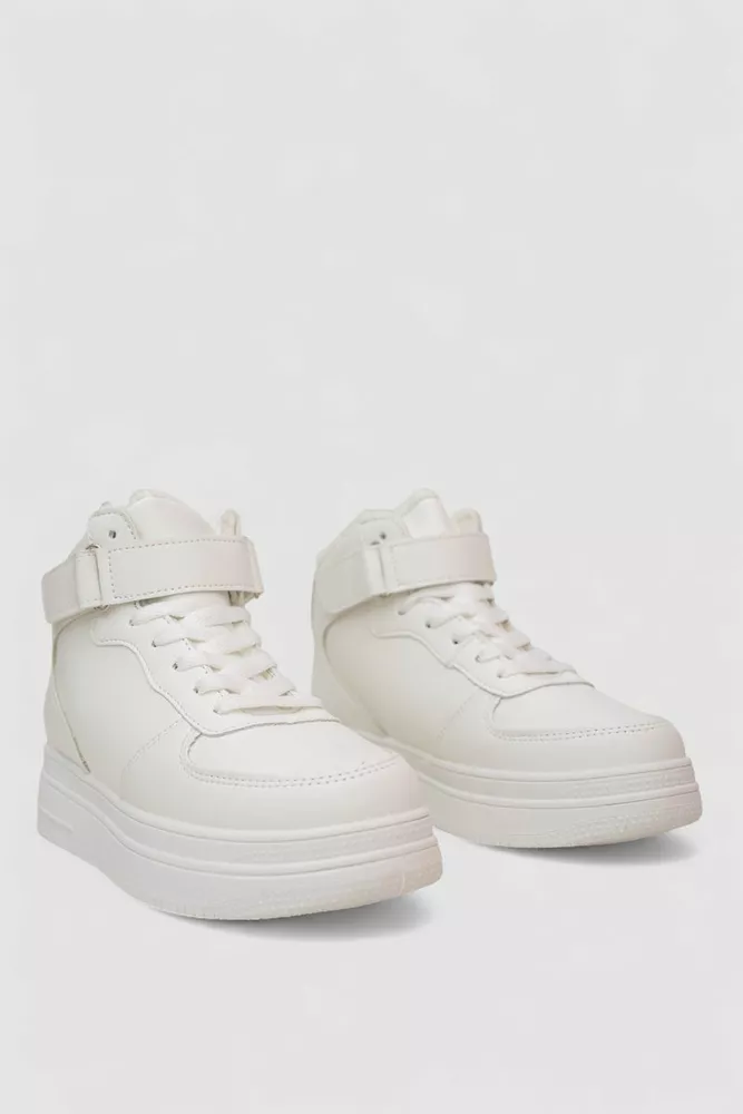 Купить Кроссовки женские зимние  -уценка, цвет белый, 248RBB08-U - Фото №3