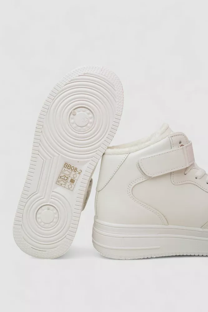 Купить Кроссовки женские зимние  -уценка, цвет белый, 248RBB08-U - Фото №5