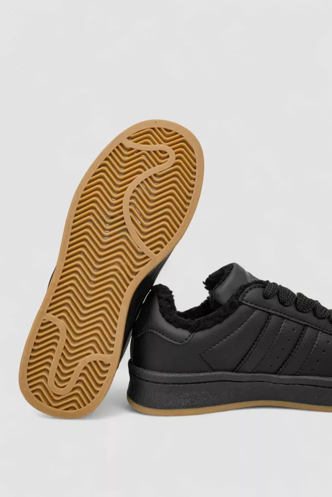 Купить Кроссовки женские зимние на меху, цвет черный, 248RHB670 оптом - Фото №5