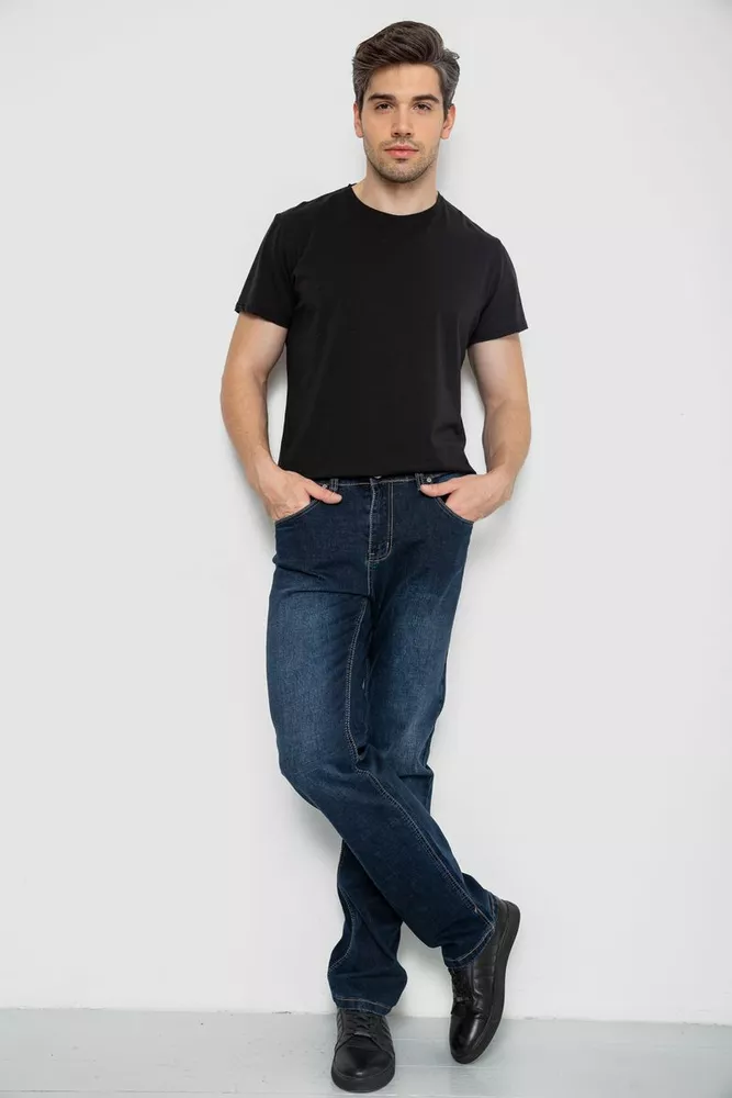 Купить Джинсы мужские  -уценка, цвет темно-синий, 244R2280-U - Фото №2