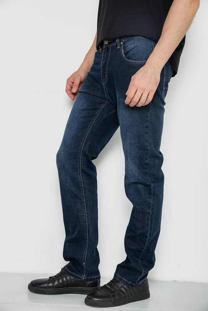 Купить Джинсы мужские  -уценка, цвет темно-синий, 244R2280-U - Фото №3