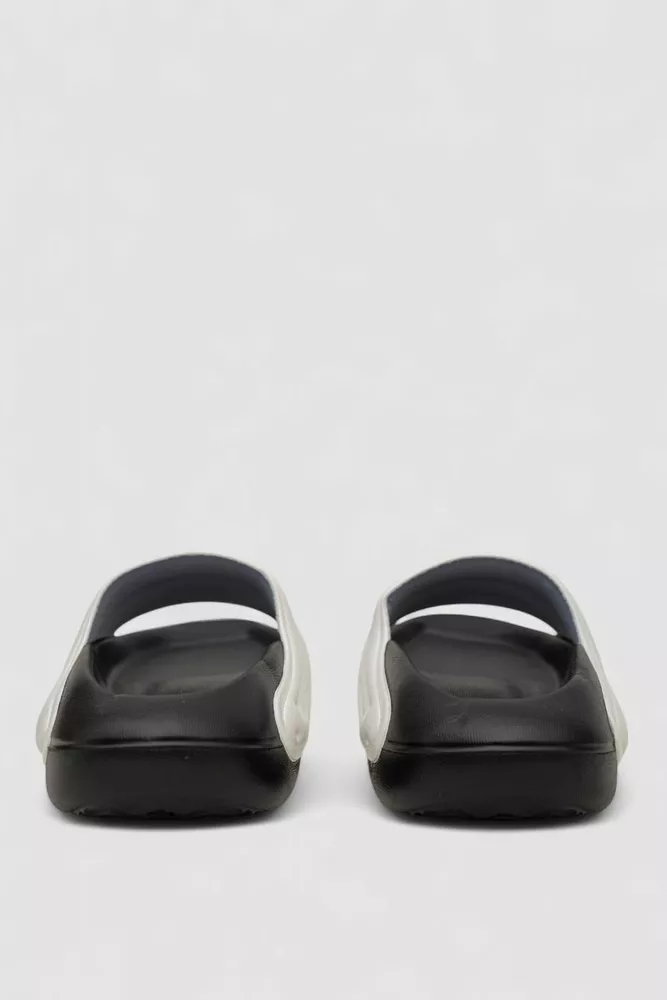 Купить Шлепанцы женские  -уценка, цвет черно-белый, 248RYY03-U-19 - Фото №4