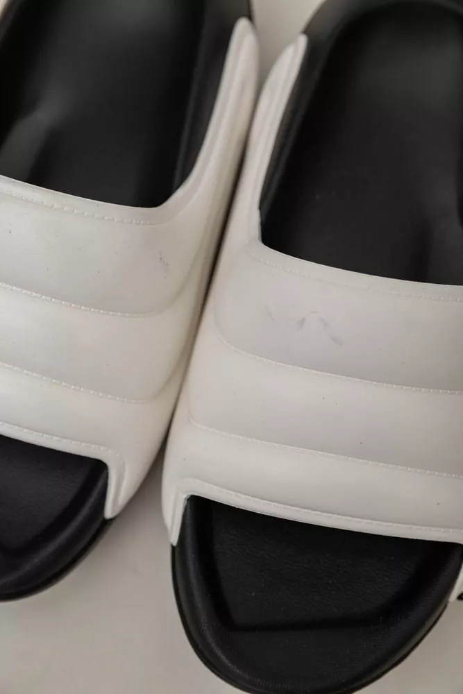 Купить Шлепанцы женские  -уценка, цвет черно-белый, 248RYY03-U-19 - Фото №6