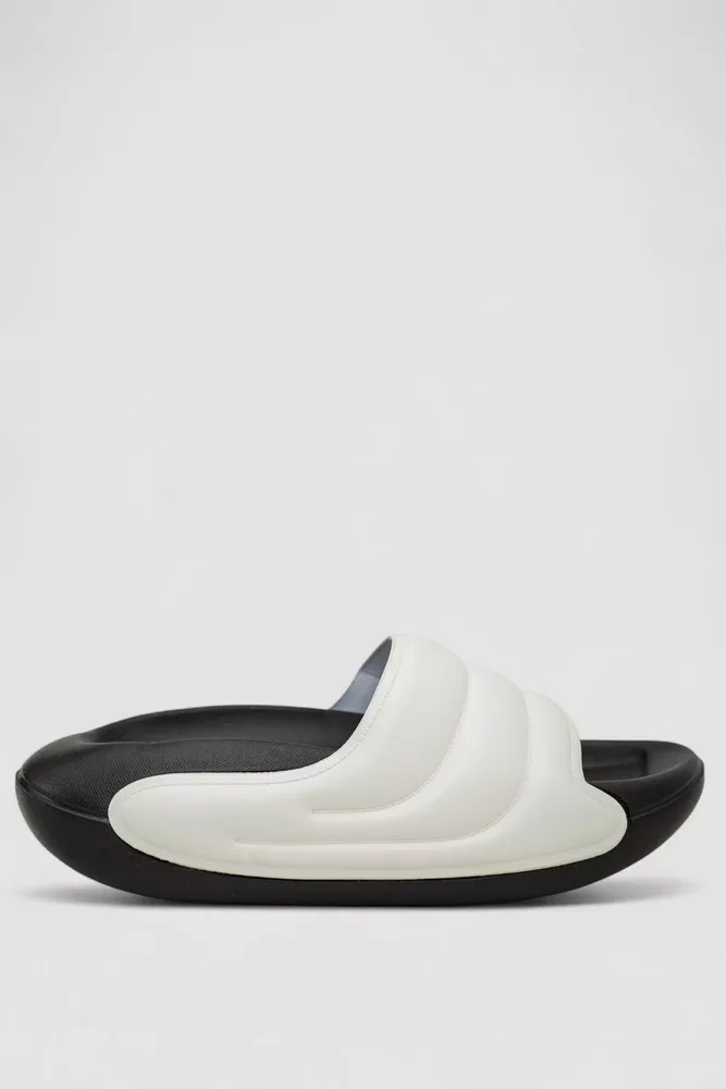 Купить Шлепанцы женские  -уценка, цвет черно-белый, 248RYY03-U-19 - Фото №1