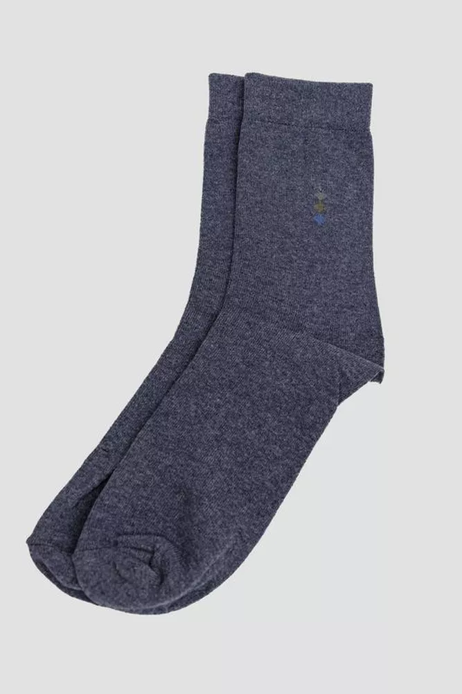 Купить Носки мужские, цвет джинс, 167R533 - Фото №1