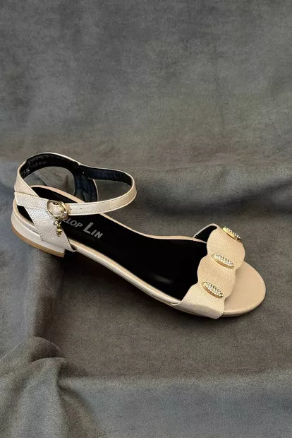 Босоніжки жіночі, колір пудровий, 243RE331