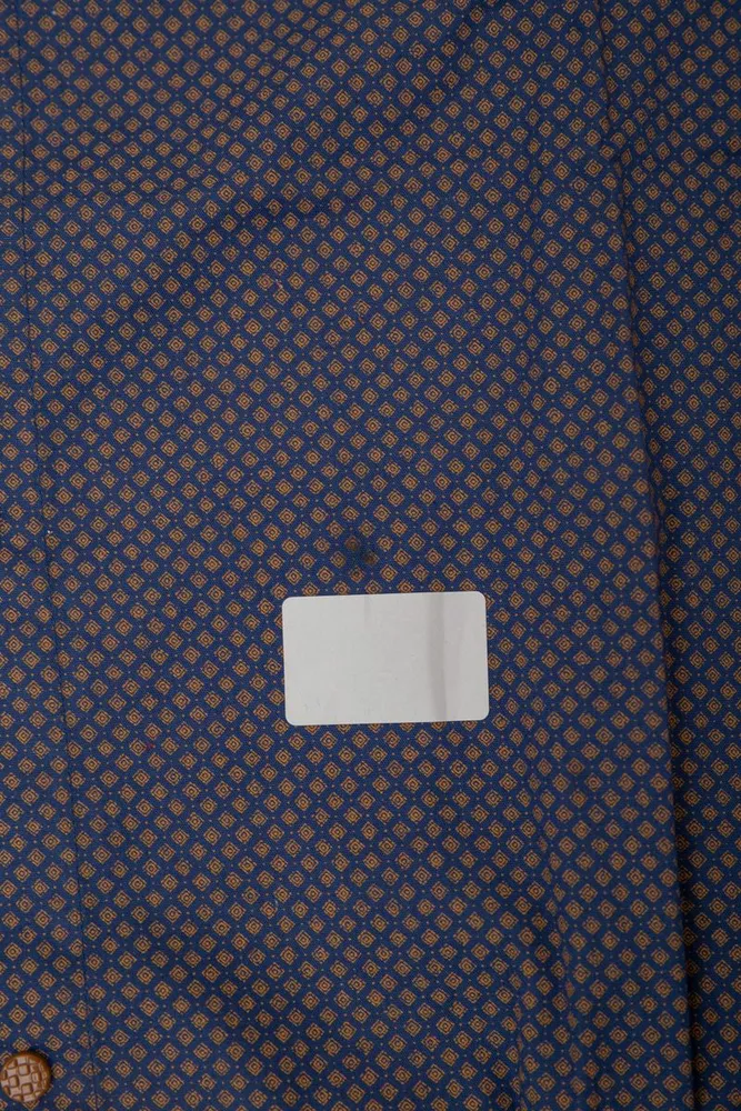 Купить Рубашка мужская с принтом  -уценка, цвет синий, 214R7044-U - Фото №7