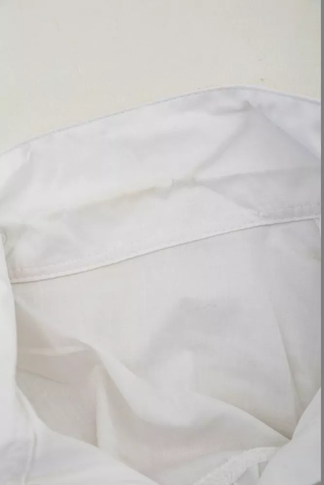 Купити Сорочка жіноча однотонна  -уцінка, колір білий, 230R304-U-57 оптом - Фото №6