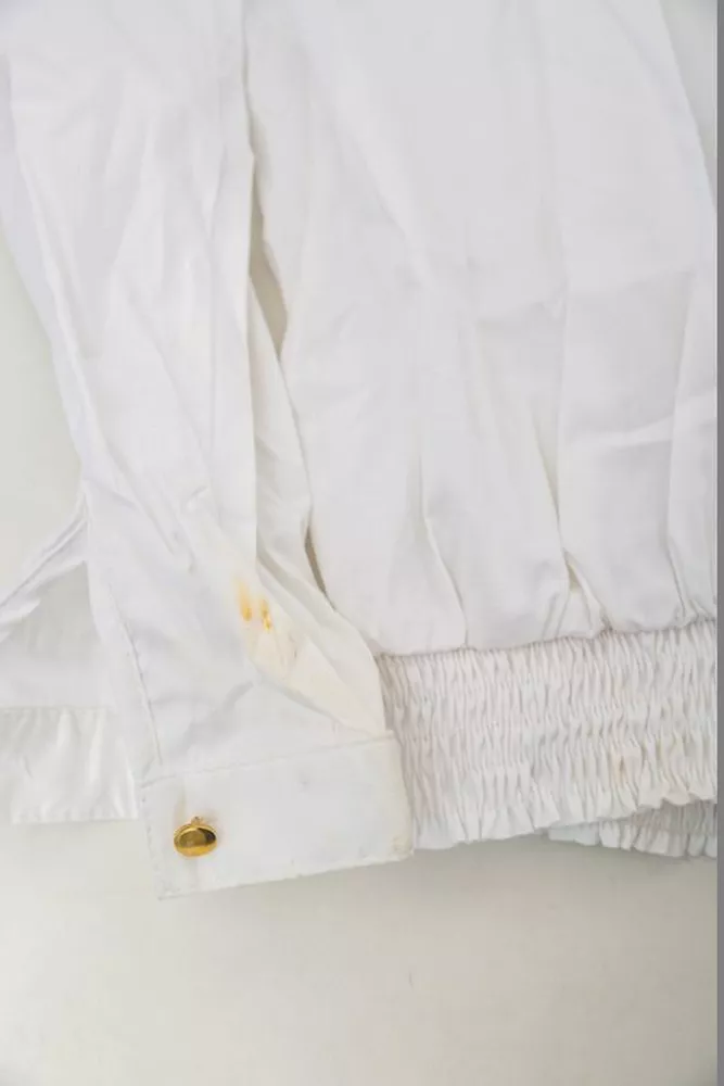 Купити Сорочка жіноча однотонна  -уцінка, колір білий, 230R304-U-57 оптом - Фото №7