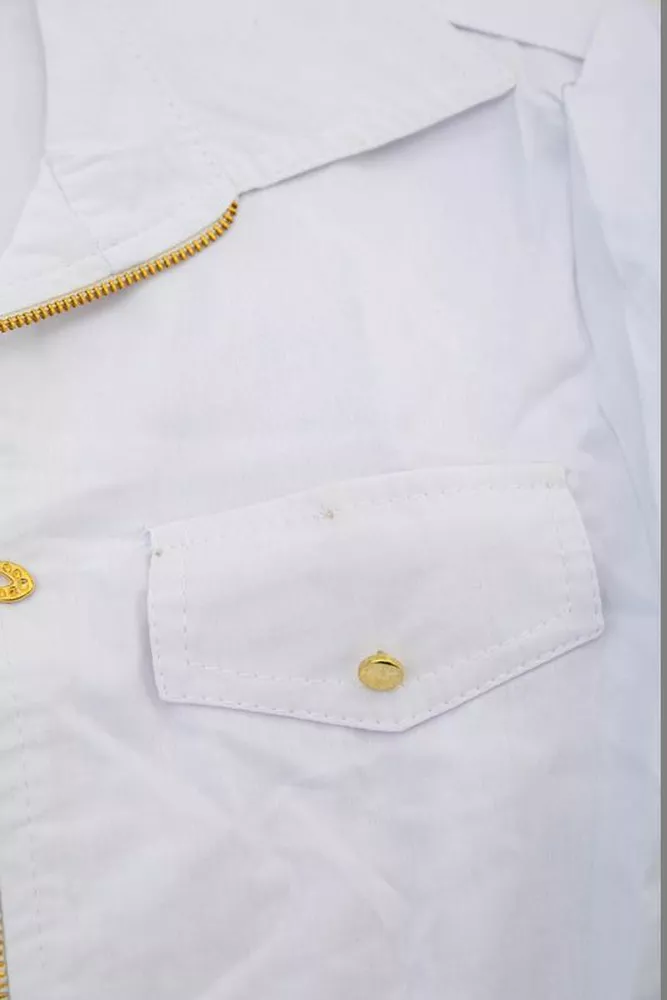 Купити Сорочка жіноча однотонна  -уцінка, колір білий, 230R303-U-90 оптом - Фото №6