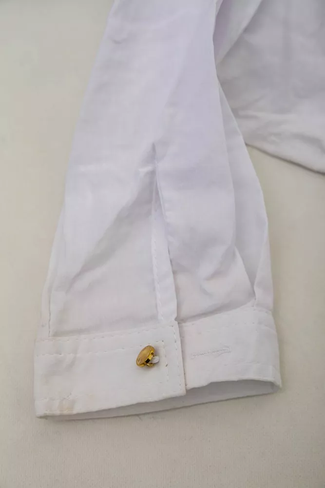 Купить Рубашка женская однотонная  -уценка, цвет белый, 230R303-U-94 - Фото №7