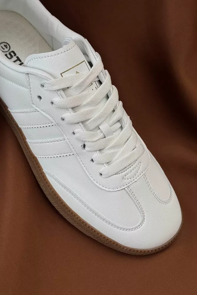 Купить Кроссовки мужские демисезонные, цвет белый, 248RHB590-10 - Фото №2