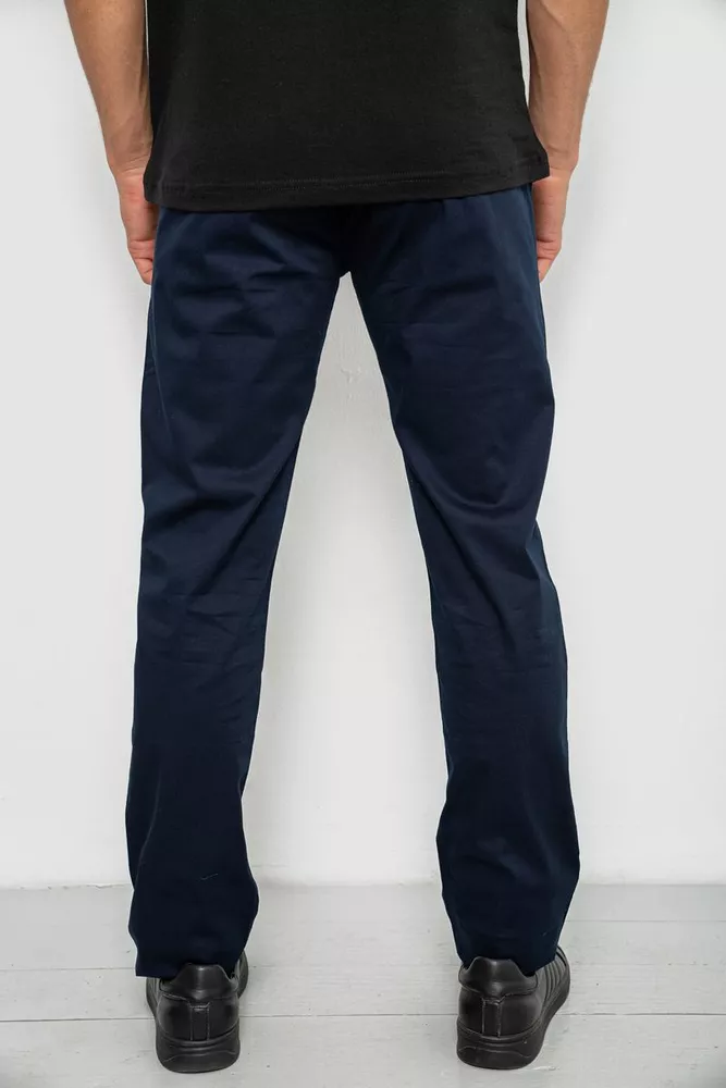 Купити Штани чоловічі класичні, колір темно-синій, 243RXK39-6 - Фото №4