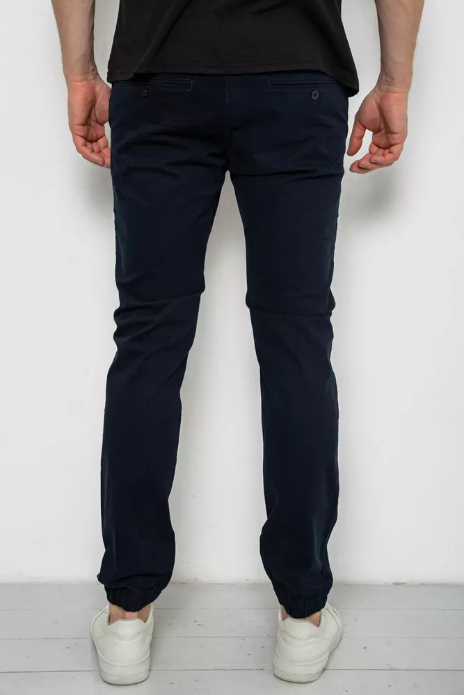 Купити Джоггери чоловічі, колір темно-синій, 244RTE916 - Фото №4