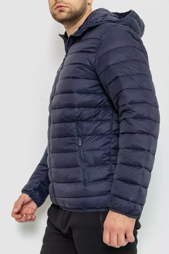 Купити Куртка чоловіча  -уцінка, колір темно-синій, 234R802-U-1 - Фото №4