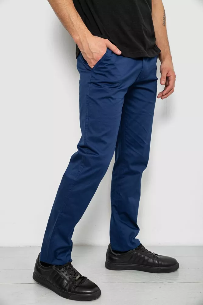 Купить Брюки мужские классические, цвет синий, 243RXK39-6 - Фото №3