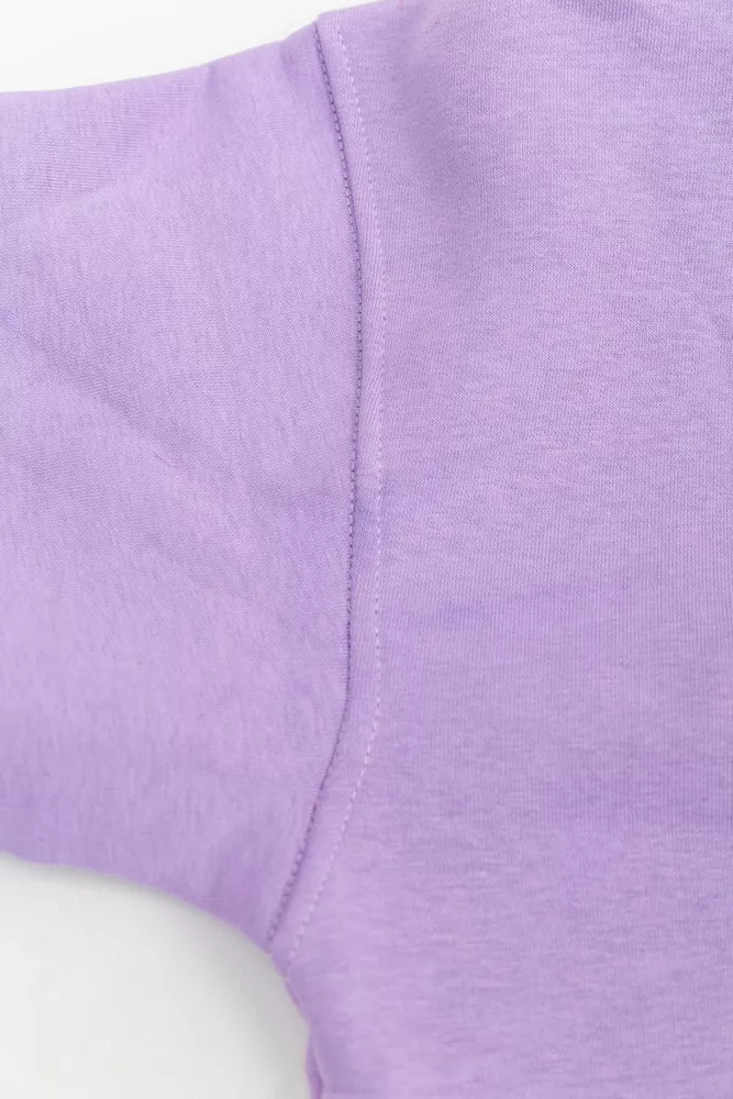 Купити Спорт костюм жіночий на флісі  -уцінка, колір бузковий, 115R0493-U - Фото №3