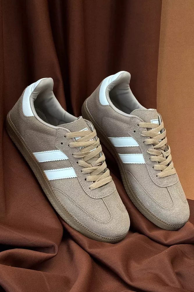 Купить Кроссовки мужские демисезонные, цвет бежевый, 248RHB590-13 - Фото №1