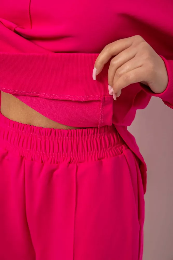 Купить Спортивный костюм женский с принтом, цвет розовый, 244R1060AG - Фото №5