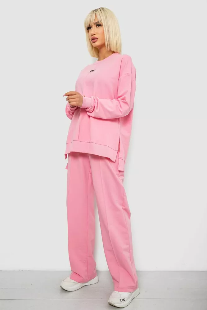 Купить Спортивный костюм женский с принтом, цвет светло-розовый, 244R1060AG - Фото №3