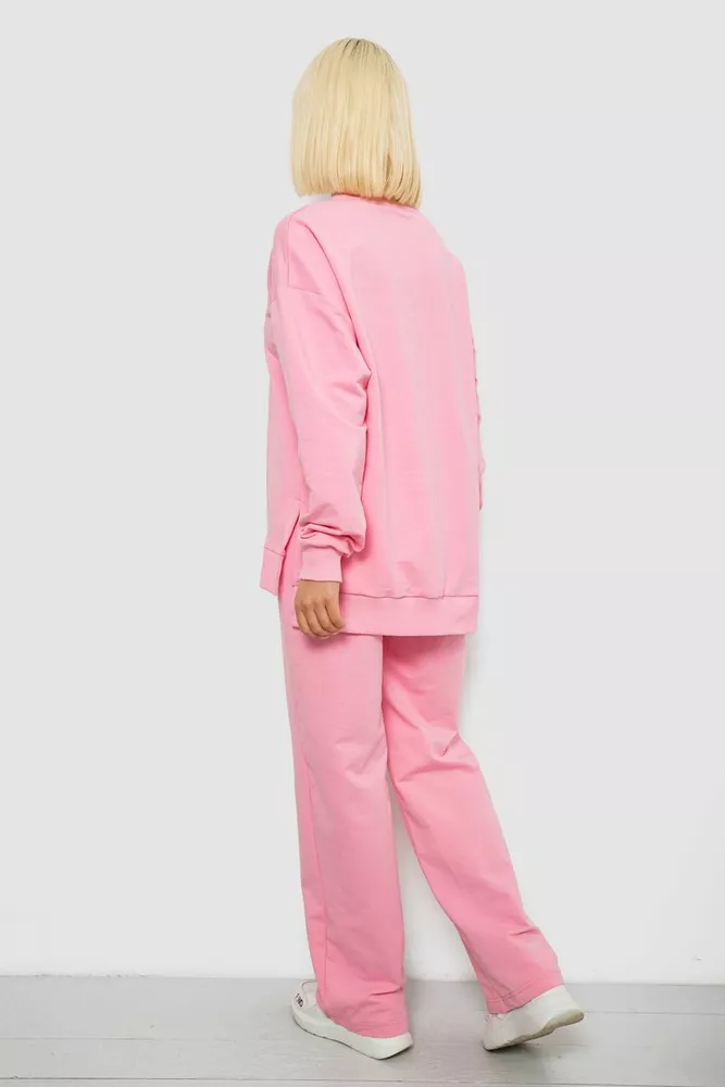 Купить Спортивный костюм женский с принтом, цвет светло-розовый, 244R1060AG - Фото №4