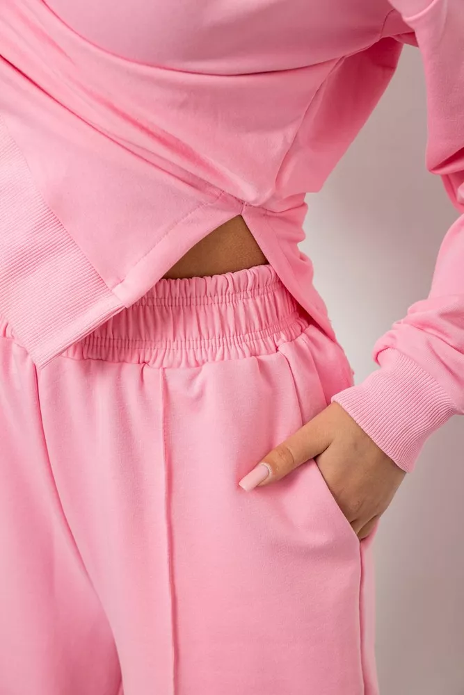 Купить Спортивный костюм женский с принтом, цвет светло-розовый, 244R1060AG - Фото №6