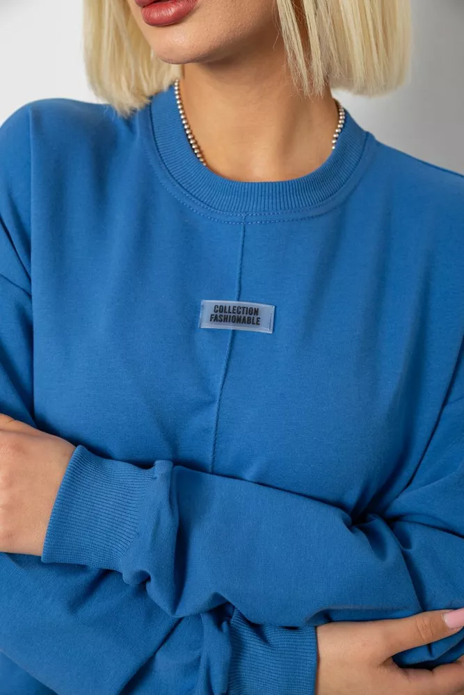 Купить Спортивный костюм женский с принтом, цвет синий, 244R1060AG - Фото №5