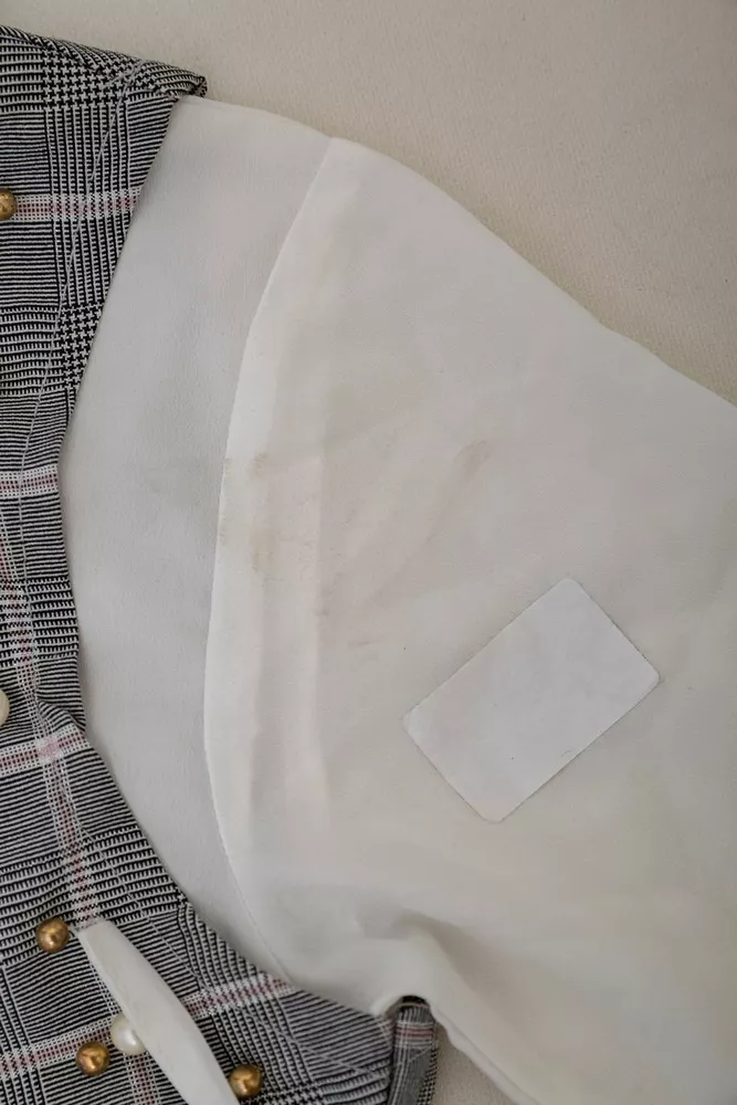 Купити Дитячий брючний костюм-трійка  -уценка, колір сіро-молочний, 247R1010-U-4 - Фото №8