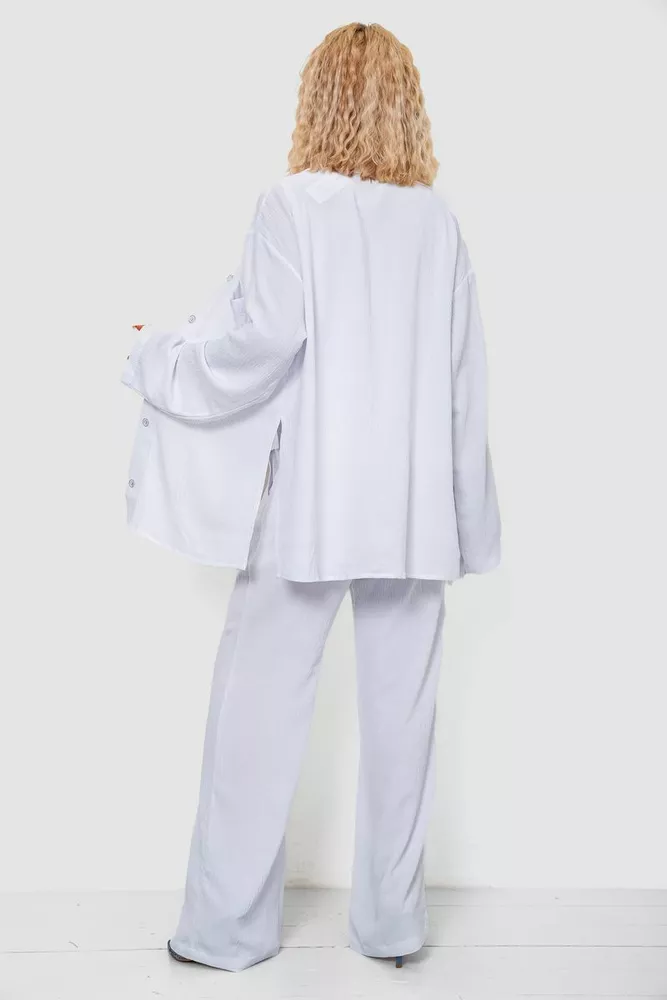 Купити Костюм жіночий трійка, колір білий, 102R5255 - Фото №3