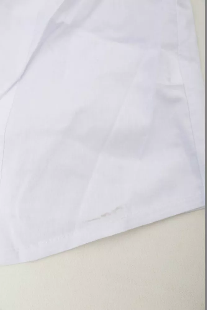 Купити Сорочка жіноча однотонна  -уцінка, колір білий, 230R303-U-100 - Фото №6