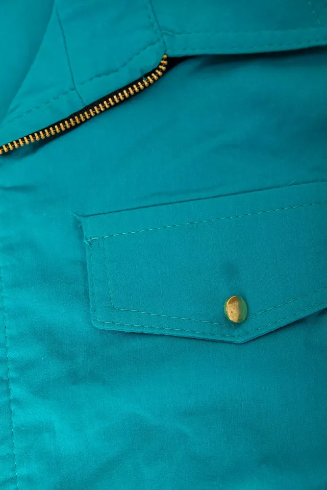 Купити Сорочка жіноча однотонна  -уцінка, колір бірюзовий, 230R303-U-103 - Фото №7